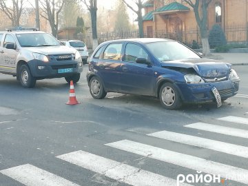 У Луцьку зіткнулися два легковики. ФОТО