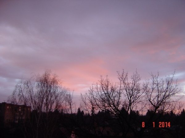 Захід сонця в Луцьку. ФОТО