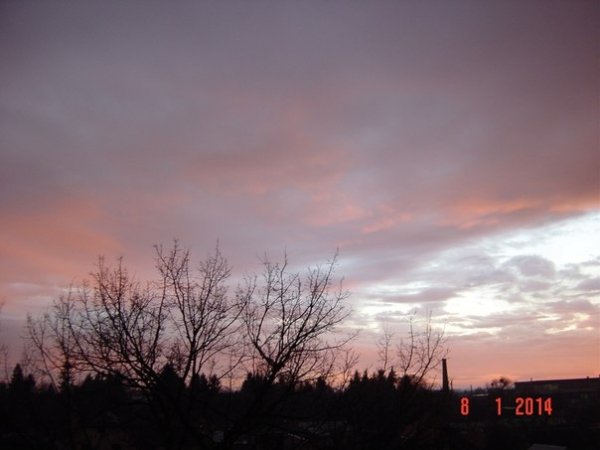 Захід сонця в Луцьку. ФОТО