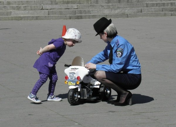 «Даішники» вчили луцьких дітлахів бути чемними пішоходами