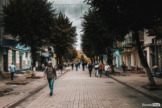 Похмура осінь у Луцьку. ФОТО