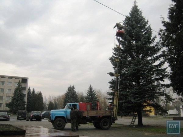 Повідомили, коли засяє любомльська ялинка