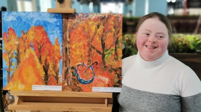 Осінній променад очима «сонячних» дітей: лучан запрошують на художню виставку.ФОТО.ВІДЕО 