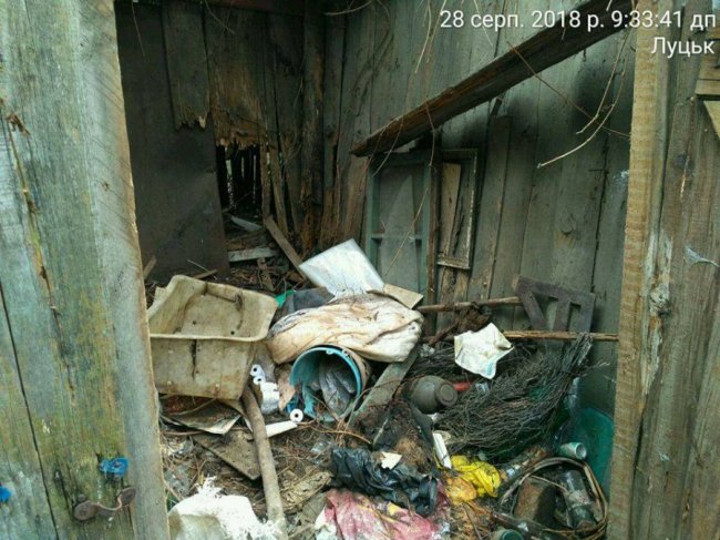 Луцькі муніципали знесли сараї-розвалюхи. ФОТО