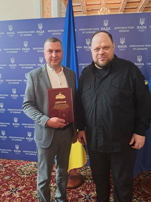 Нагородили вчителя з Волині, який розробив електронну платформу для шкільних журналів. ФОТО