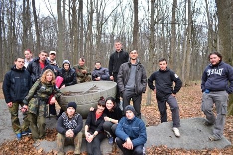 Волинські націоналісти з'їздили в «Холодний Яр». ФОТО