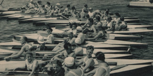 Спортсмени на каяках