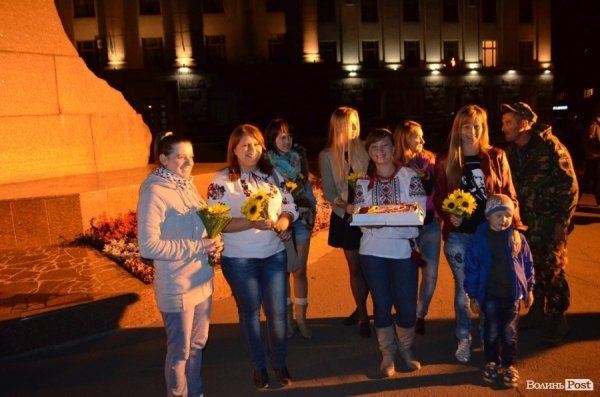 Луцьк зустрічав героїв з зони АТО. ФОТО