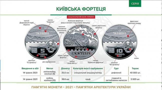 В Україні з'являться ще дві нові пам'ятні монети. ФОТО