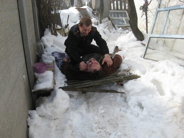 На Волині у пожежі мало не згорів чоловік. ФОТО