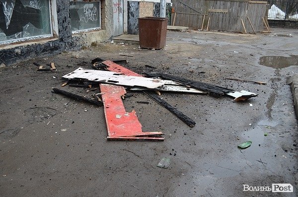 Наслідки пожежі у «Промені». ФОТО