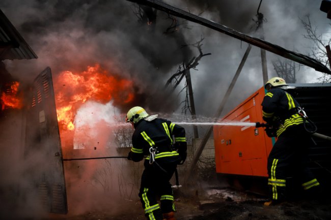 У Луцьку горів трансформатор. ФОТО