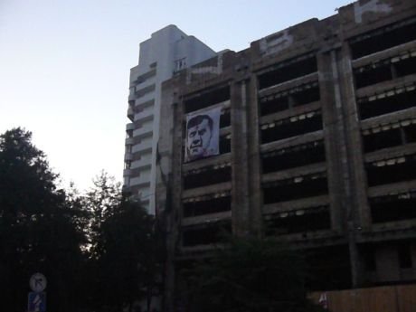 У Києві повісили «простріленого Януковича»