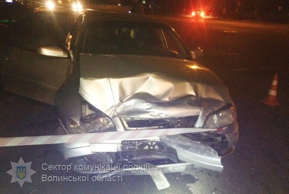 У Луцьку – подвійна аварія, двоє дітей опинилося в лікарні