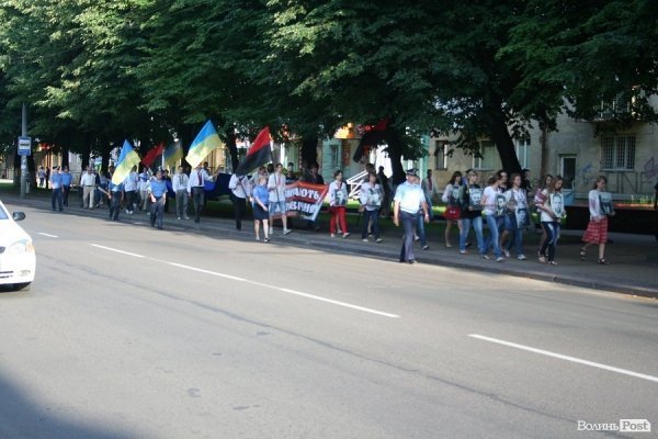 У Луцьку пройшов Марш пам'яті Героїв. ФОТО