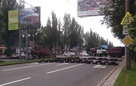 У Донецьку знищили два «Камази» терористів. ФОТО