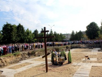 Московський патріархат будуватиме на Волині новий храм на місці того, який згорів