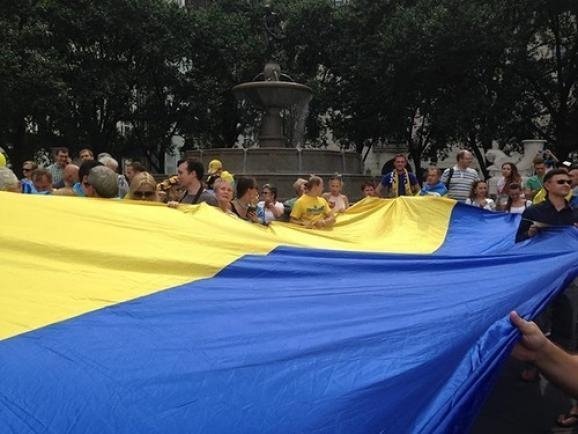 Нью-Йорк проти путінської агресії. ФОТО