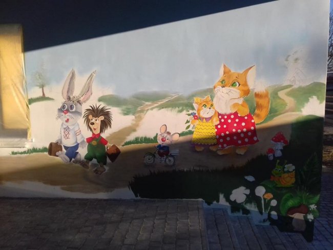 У селі на Волині «ожили» стіни дитсадка. ФОТО