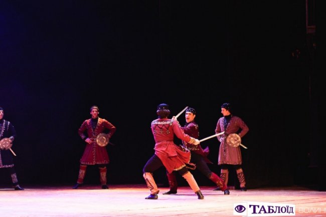 Легендарний балет «Сухішвілі» феєрично виступив у Луцьку. ФОТО