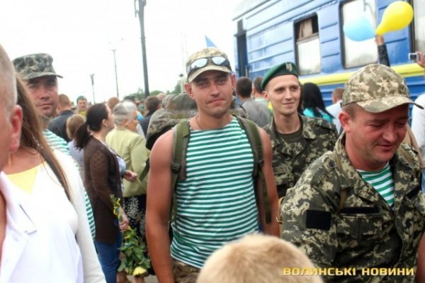 Луцькі прикордонники повернулися із зони АТО. ФОТО