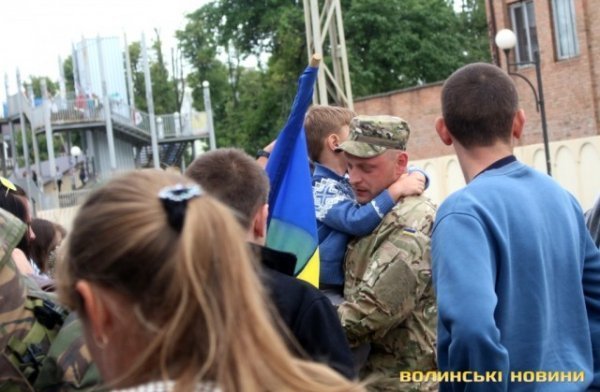 Луцькі прикордонники повернулися із зони АТО. ФОТО