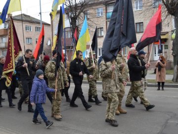 На Волині добровольців вшанували маршем патріотів. ФОТО