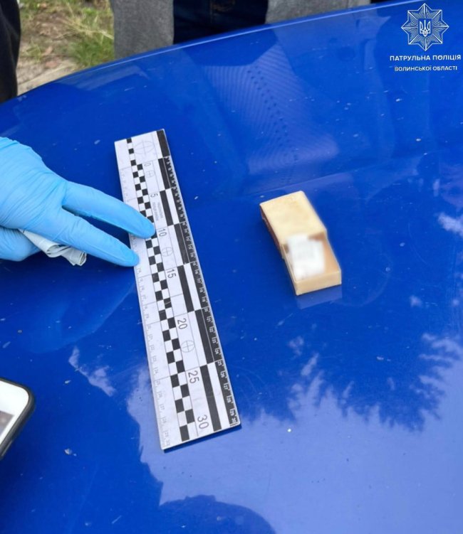 Біля Луцька спіймали водія з ознаками наркотичного сп'яніння. ФОТО 