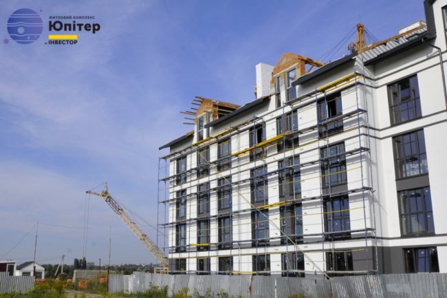 У другому будинку ЖК «Юпітер» — у розпалі внутрішні роботи*