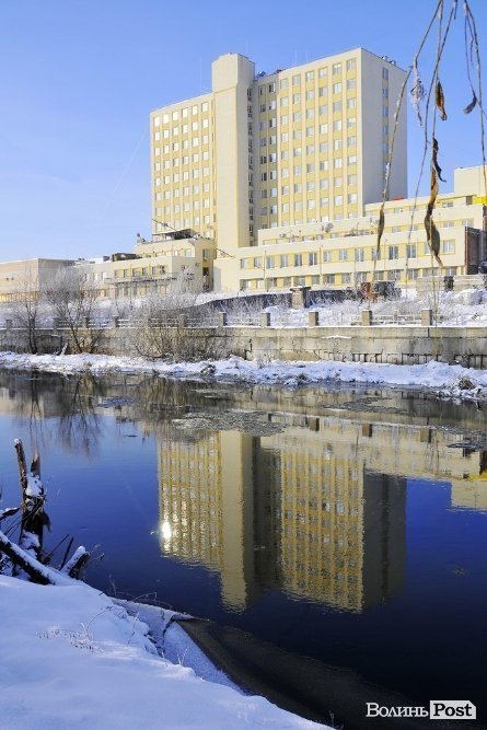 Фото зимового Луцька 