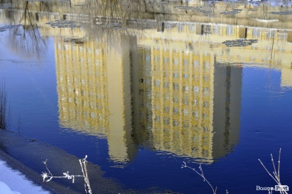 Фото зимового Луцька 