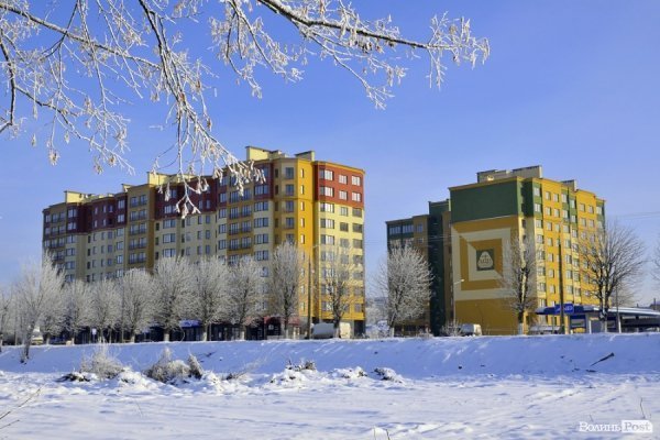 Фото зимового Луцька 