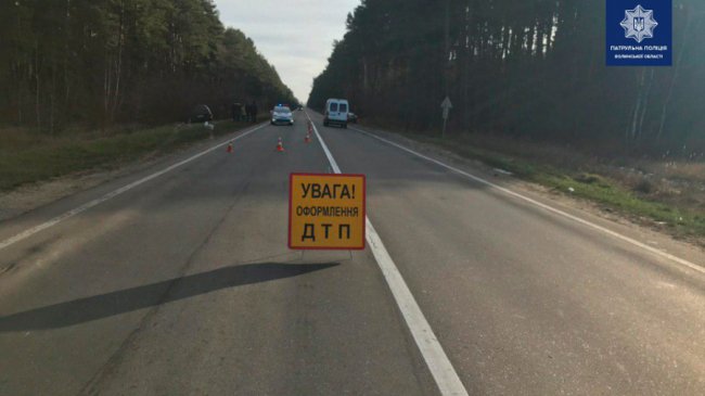 На Волині Chrysler збив велосипедиста: потерпілий – у лікарні. ФОТО