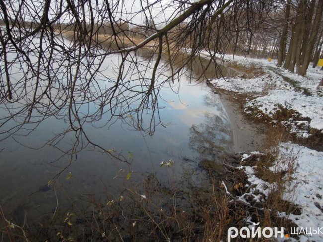 Шацькі озера засипало снігом. ФОТО