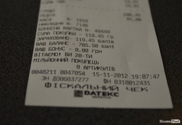 Жінка виграла мільйон у гіпермаркеті. ФОТО