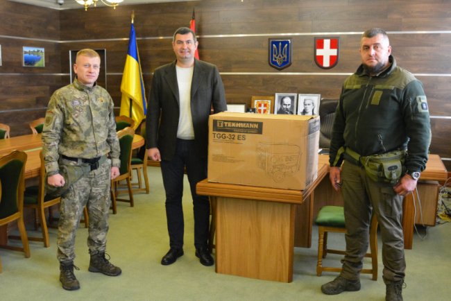 З Волині на передову відправили генератор