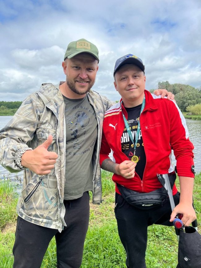 Біля Луцька ветерани війни та військовослужбовці змагалися у риболовлі. ВІДЕО