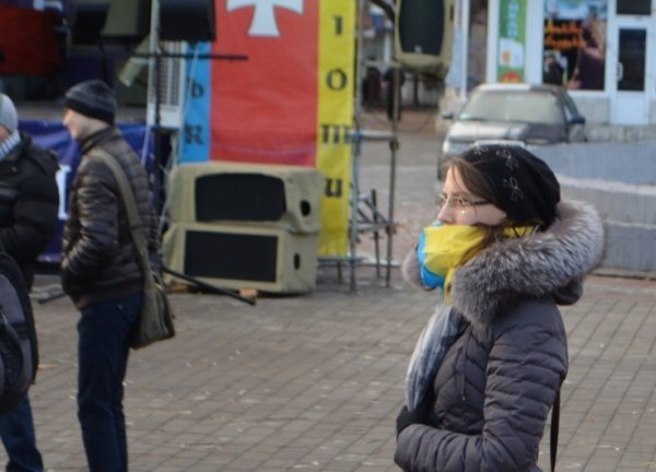 Студентський мітинг у Луцьку. ФОТО. ВІДЕО