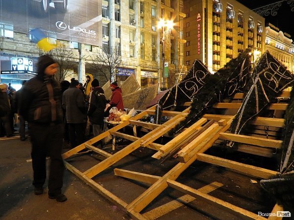 барикади з йолок 