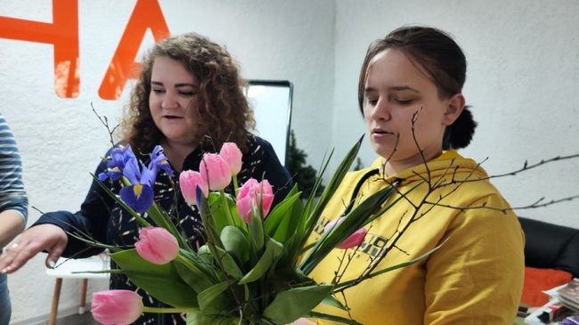 У Луцьку розпочалися безплатні курси флористики за фінансування ООН. ФОТО