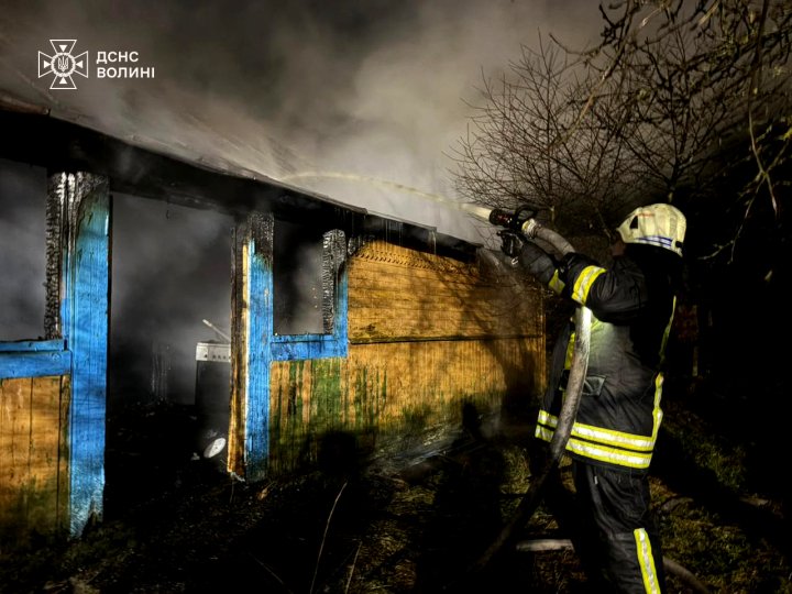 На Волині під час пожежі будинку загинула жінка