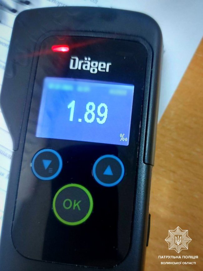 У Луцьку вночі п’яна 32-річна водійка скоїла ДТП. ФОТО