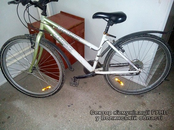 На Ковельщині затримали злодія, який крав велосипеди.ФОТО