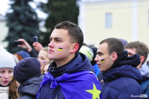 Студентський Євромітинг у Луцьку. ФОТО