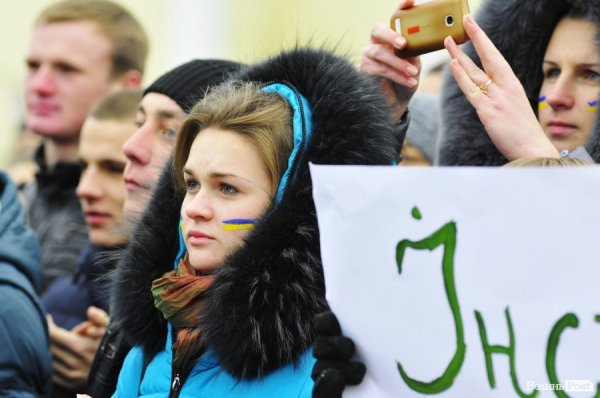 Студентський Євромітинг у Луцьку. ФОТО