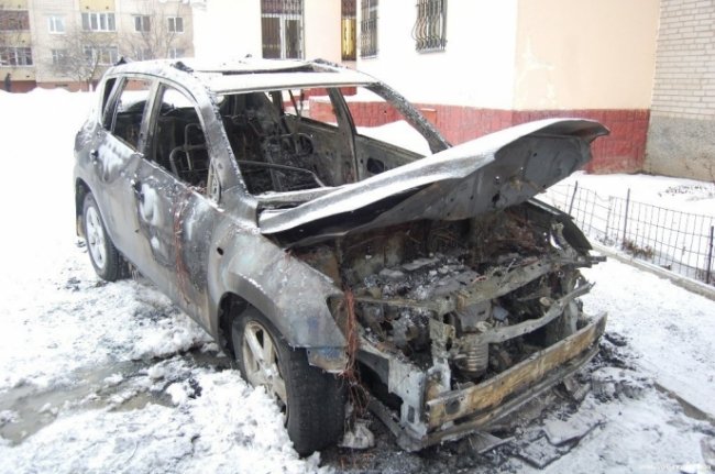 Палаюча статистика: чиї авто згоріли на Волині за 5 років