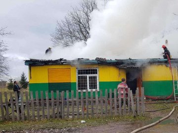У селі на Волині горів магазин