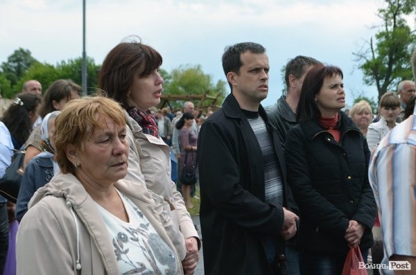 Серед тих, хто прибув на патріотичне дійство, і перший заступник голови Волинської ОДА, свободівець Сергій Кудрявцев