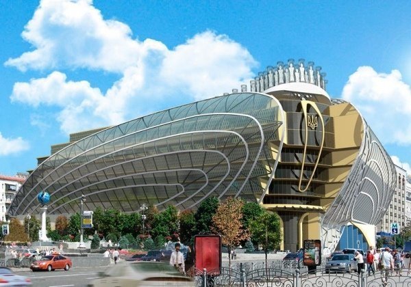 Як виглядатиме реконстуйований Будинок Профспілок у Києві. ФОТО