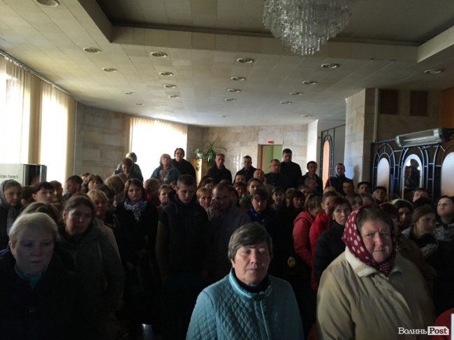 Руки геть від «Проліска»: у Волиньраді – мітинг на підтримку Касарди.ФОТО